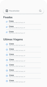 Preview do histório do aplicativo